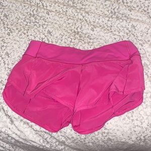Sonic pink lululemon shorts size 4